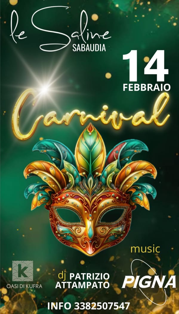 Evento Carnevale Le Saline Popup